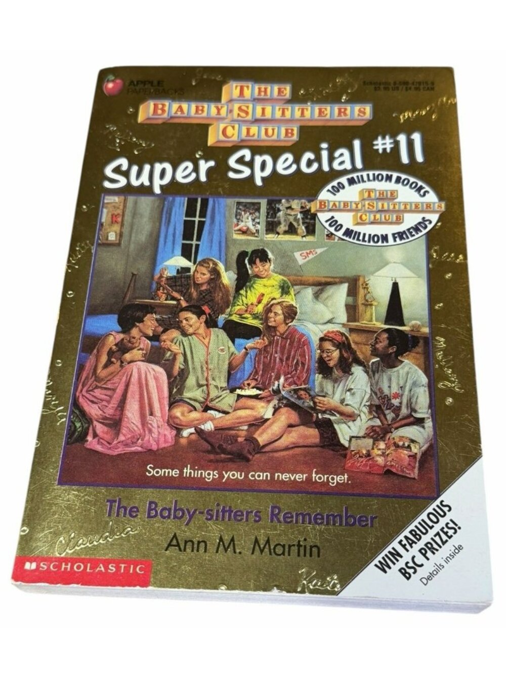 Vintage 1994 The Babysitter's Club Super Special #11 Remember Apple Paperback